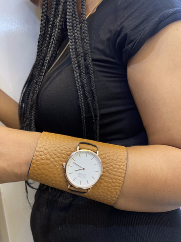 Minimalist Cuff - Tan Brown